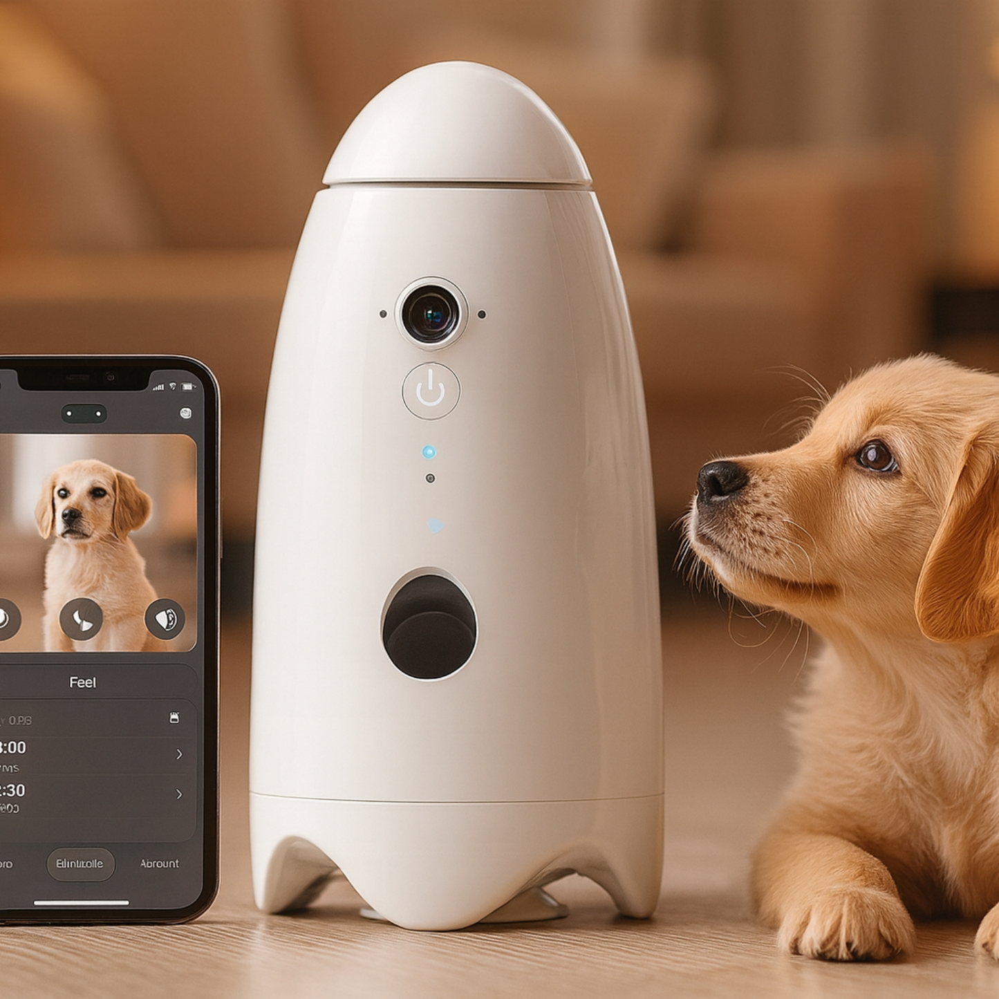 Alimentador Automático Inteligente para Perros con Cámara HD (App Control)